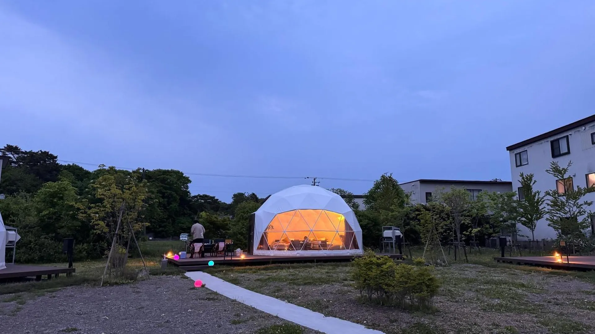 Luxury tent Yukara Glamping 北海道大沼公園 Hotel Nanae Japan